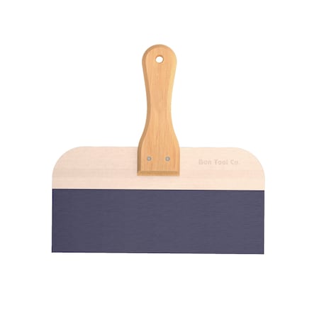 Bon Tool Taping Knife, Blue Steel 12" X 3", 7" Wood Handle 15-153